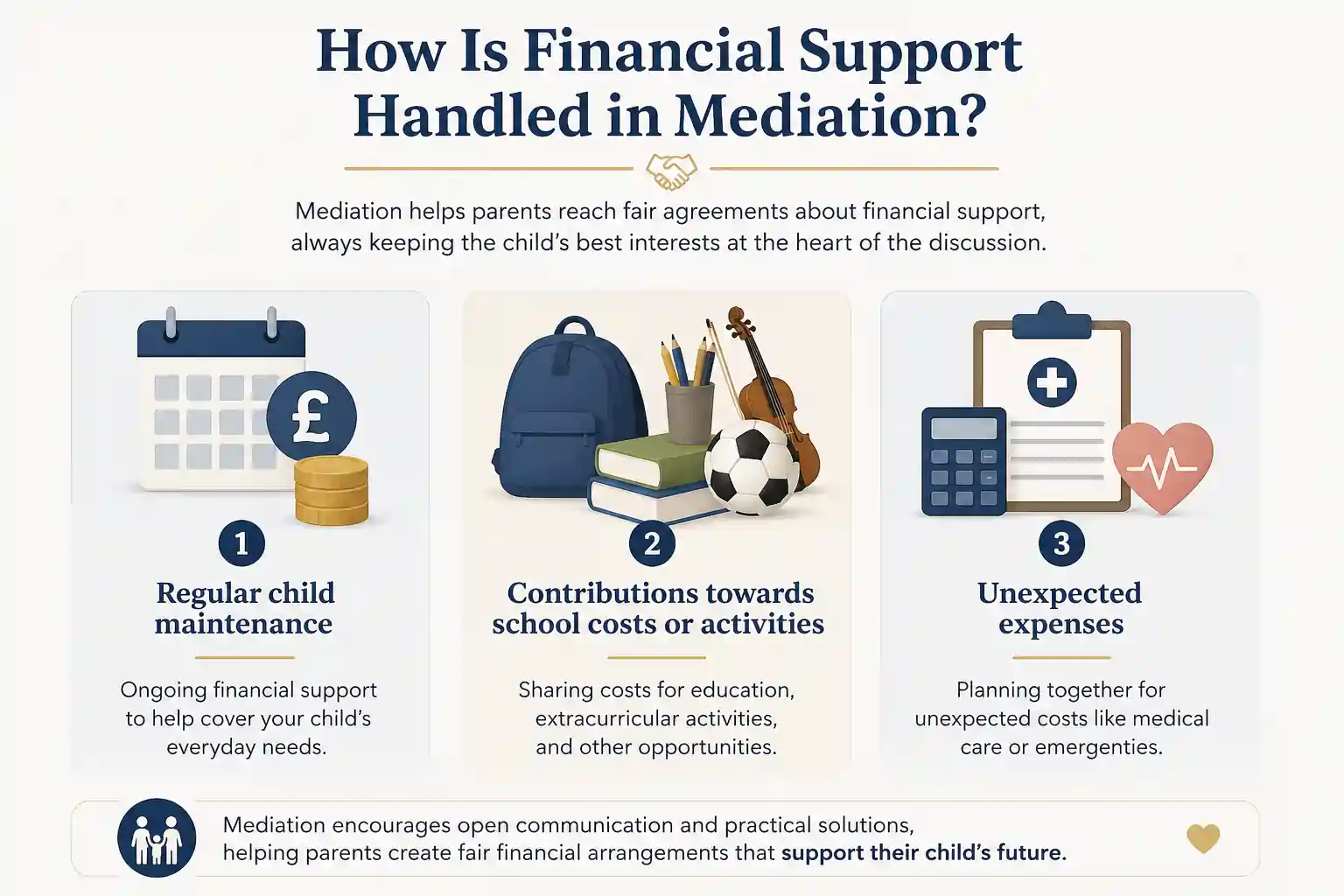 How Is Financial Support Handled in Mediation